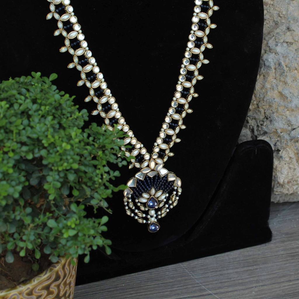 Blues Hues Long Necklace : ACN512-B