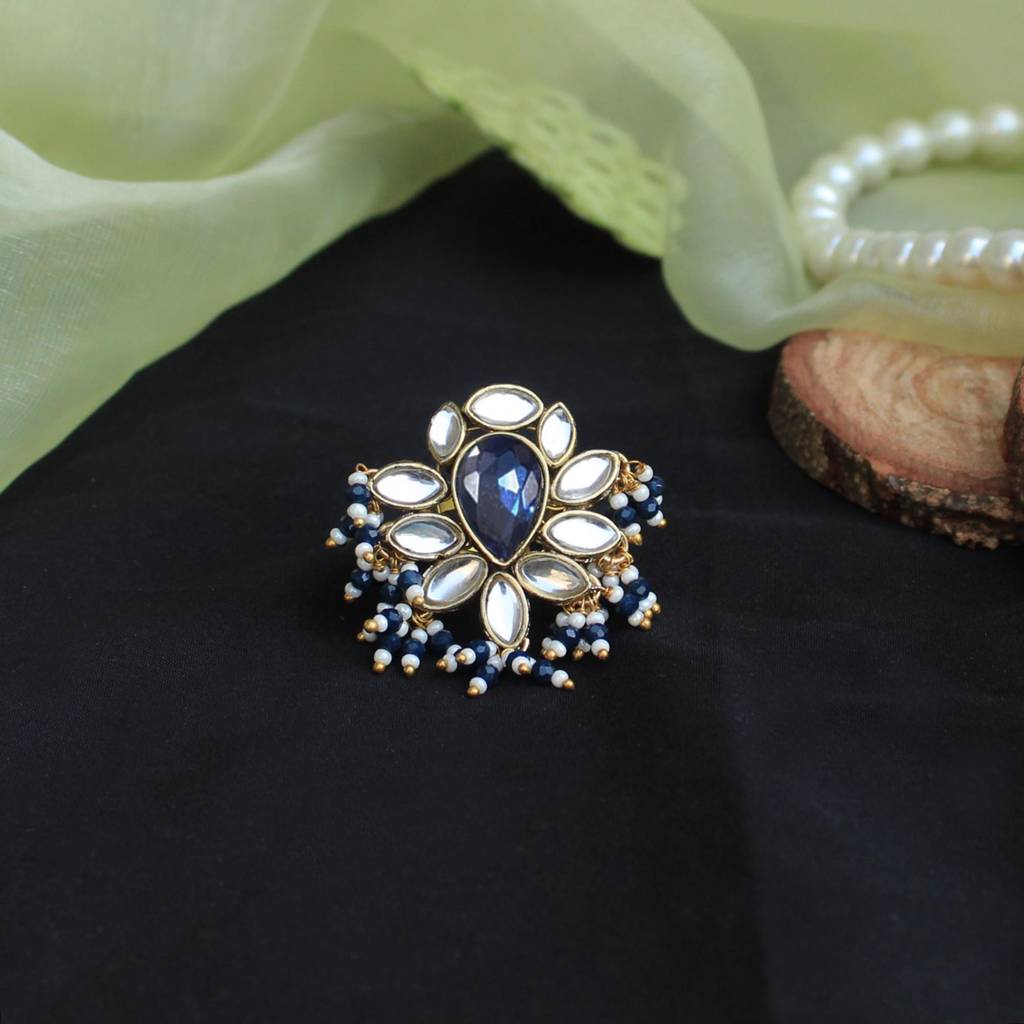 Kundan Adorned Ring : ACR060