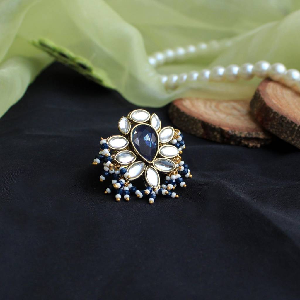 Kundan Adorned Ring : ACR060