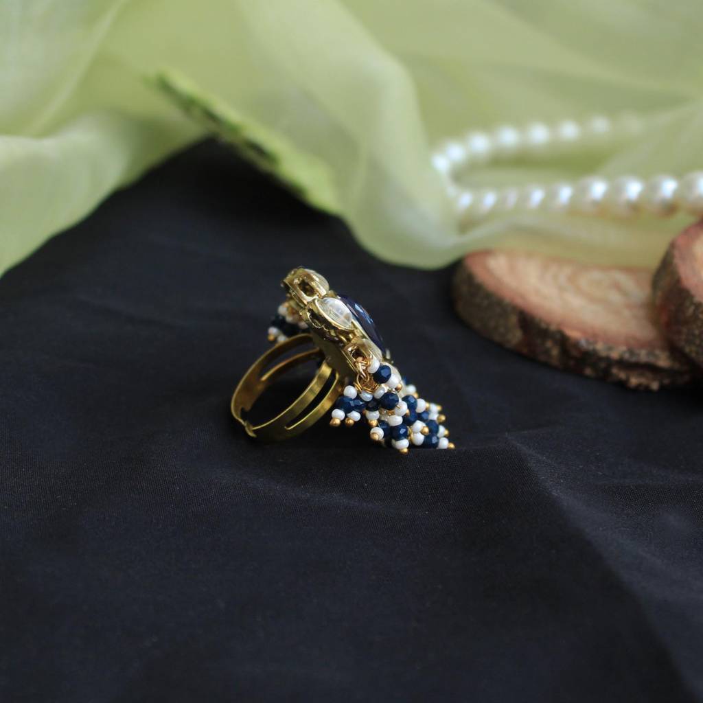 Kundan Adorned Ring : ACR060