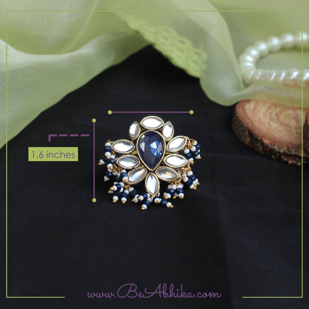 Kundan Adorned Ring : ACR060