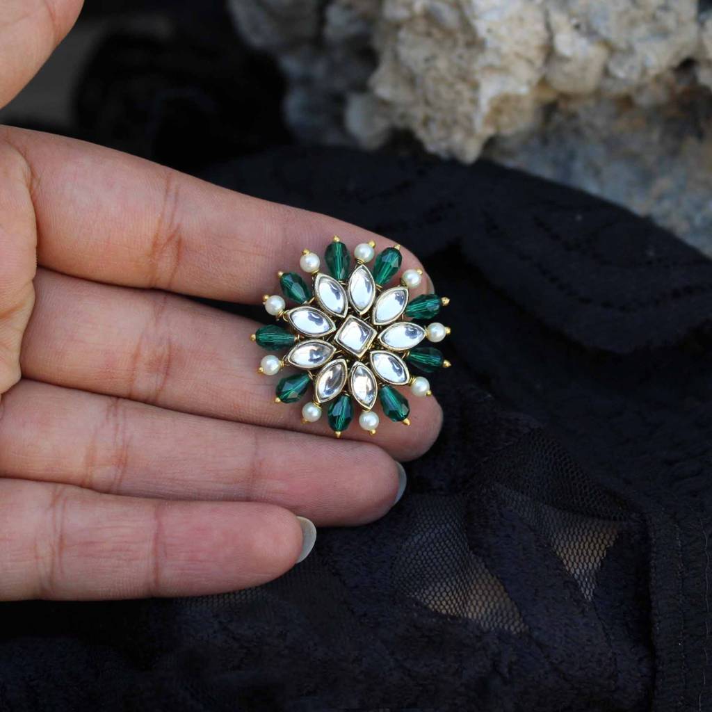 Pearl Twirl Pine Ring : ACR509
