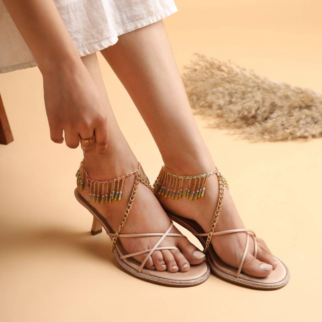 Colorful Golden Cascade Heel Harness - Set Of 2 : ACSA005