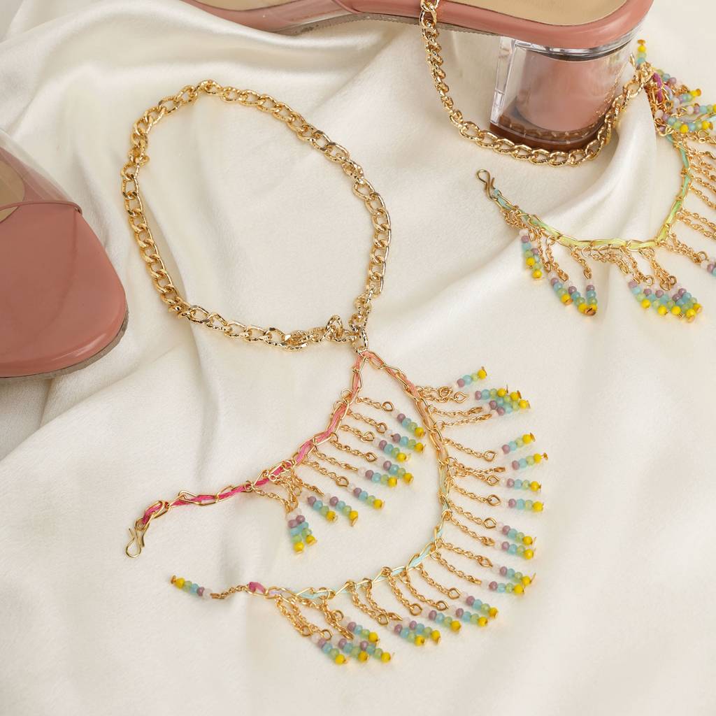 Colorful Golden Cascade Heel Harness - Set Of 2 : ACSA005