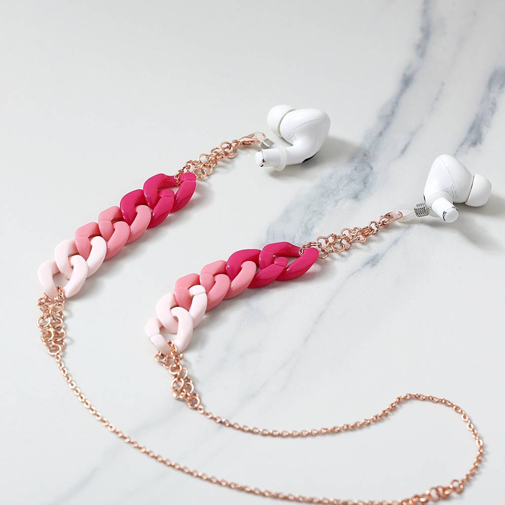 Cherry Blossom Spectacles/Air Pods Chain : ACSP009