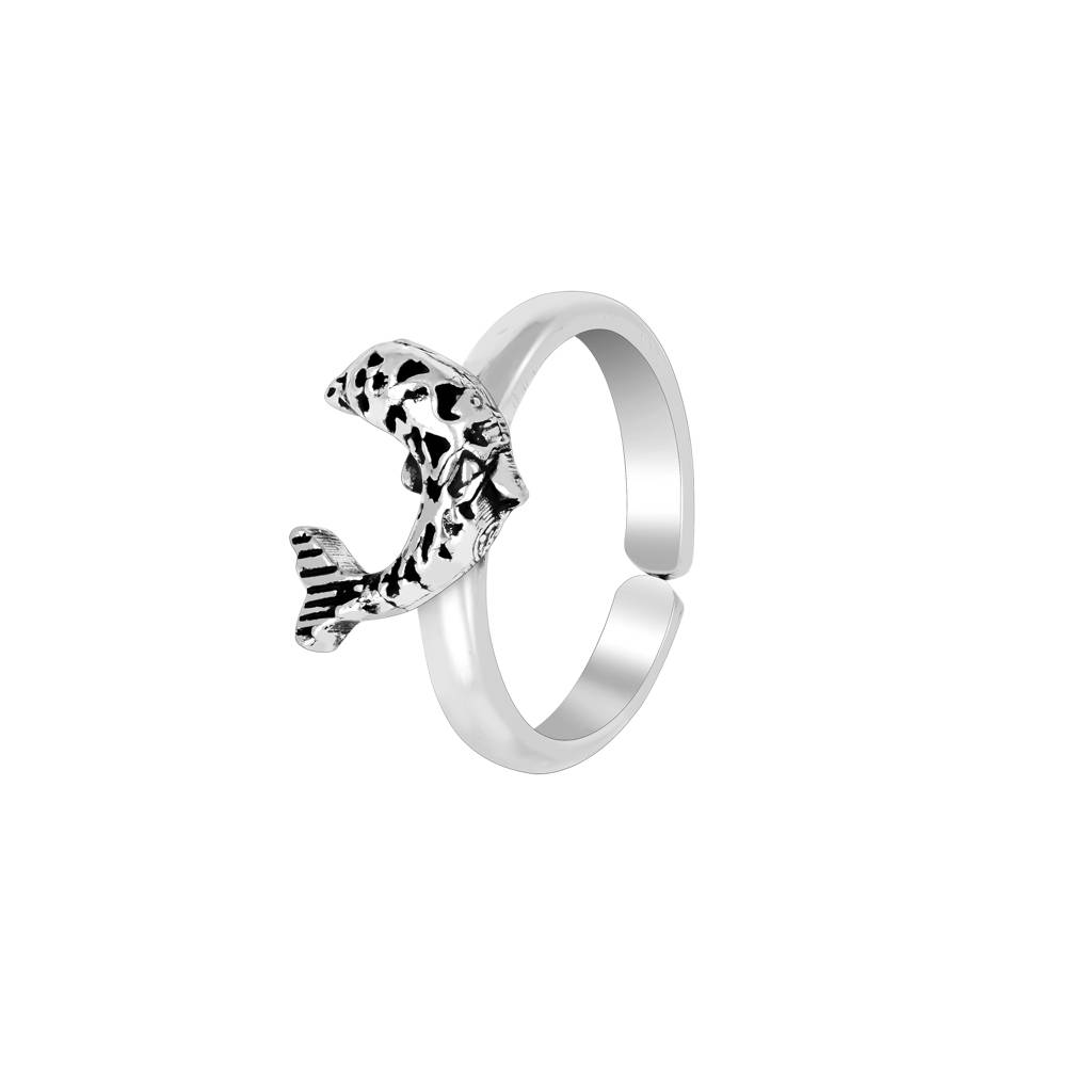 Fish Design Toe Ring : ACTR584