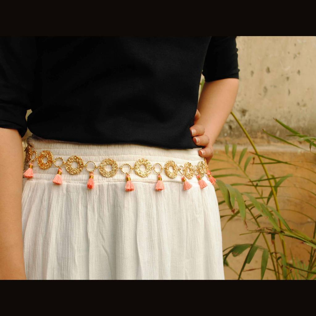 Mesh Ring & Tassels Kamar Bandh : ACWB001