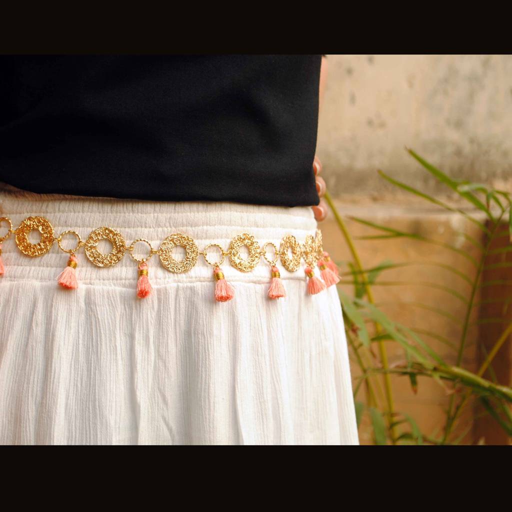 Mesh Ring & Tassels Kamar Bandh : ACWB001