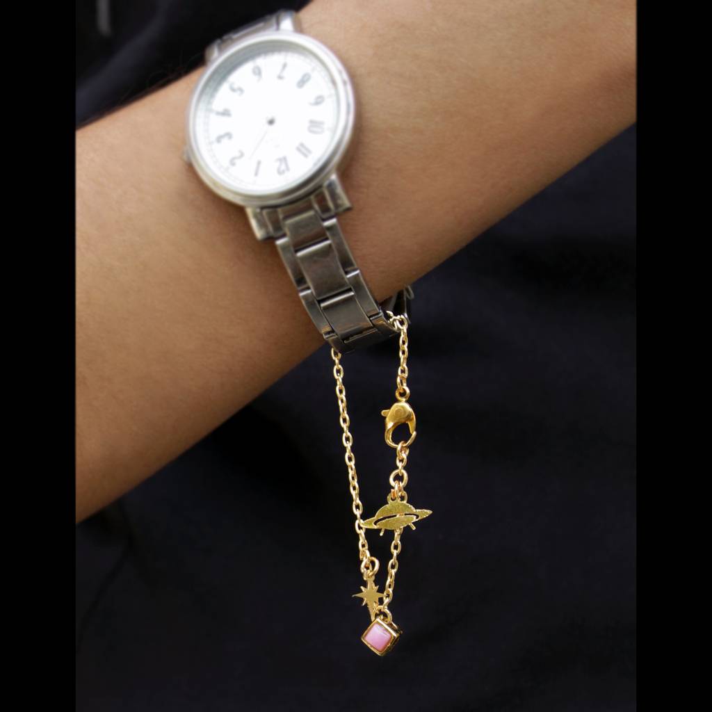 Ufo & Star Watch Charm : ACWC009