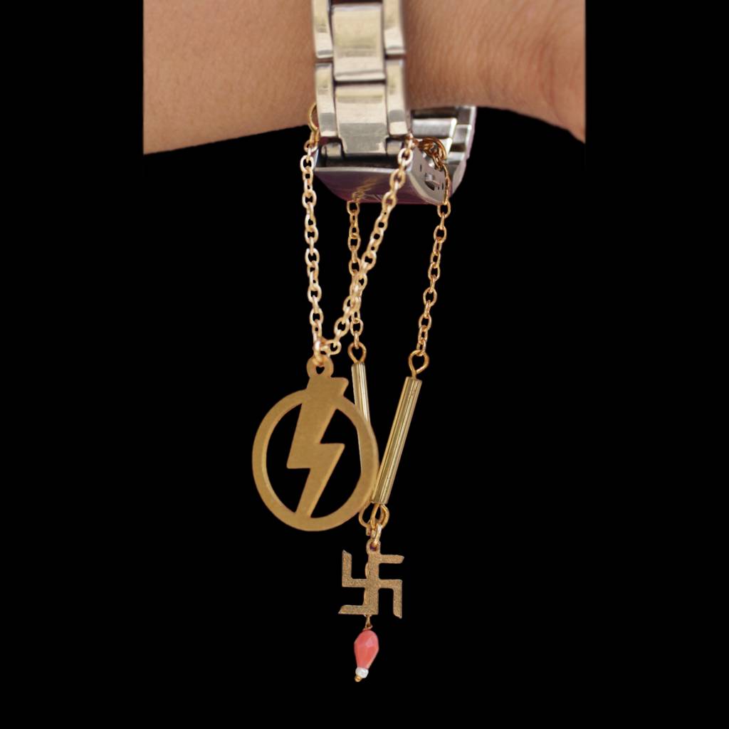 Swastik And Lightening Set Of 2 Watch Charms : ACWC013