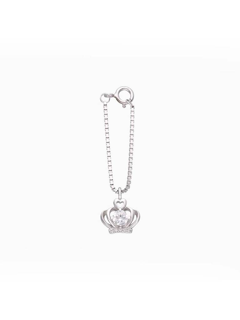 Sterling Silver Crown Watch Charm : ACWC11-S-NA