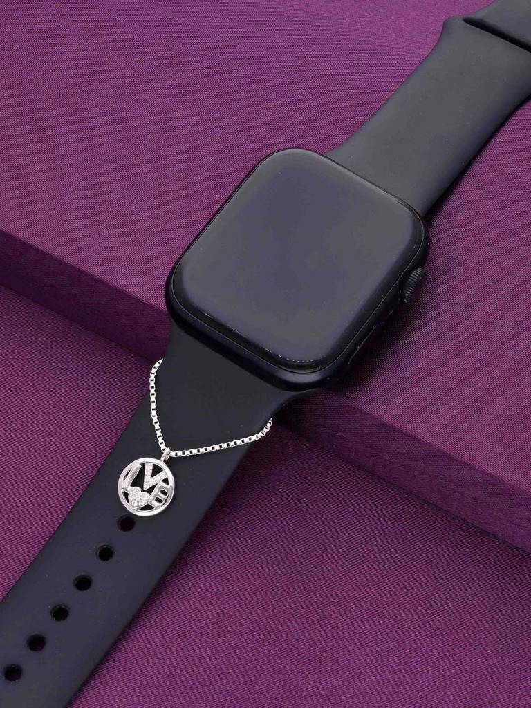 Sterling Silver, Love Watch Charm : ACWC33-S-NA