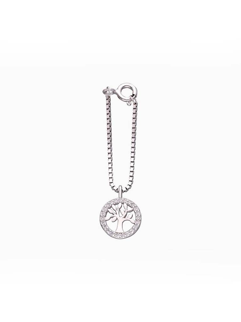 Sterling Silver Tree Watch Charm : ACWC7-S-NA