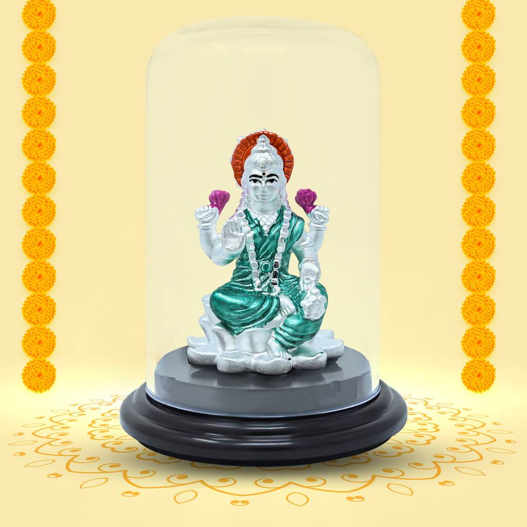 Touch925 999 Silver Lakshmi Narayan Grace Idol : AEI31