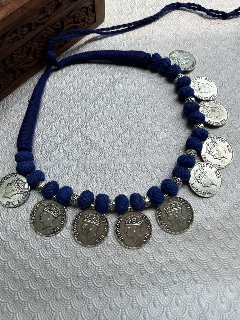 Firoza Victorian Coin Necklace : AFGHANCOINNS1259