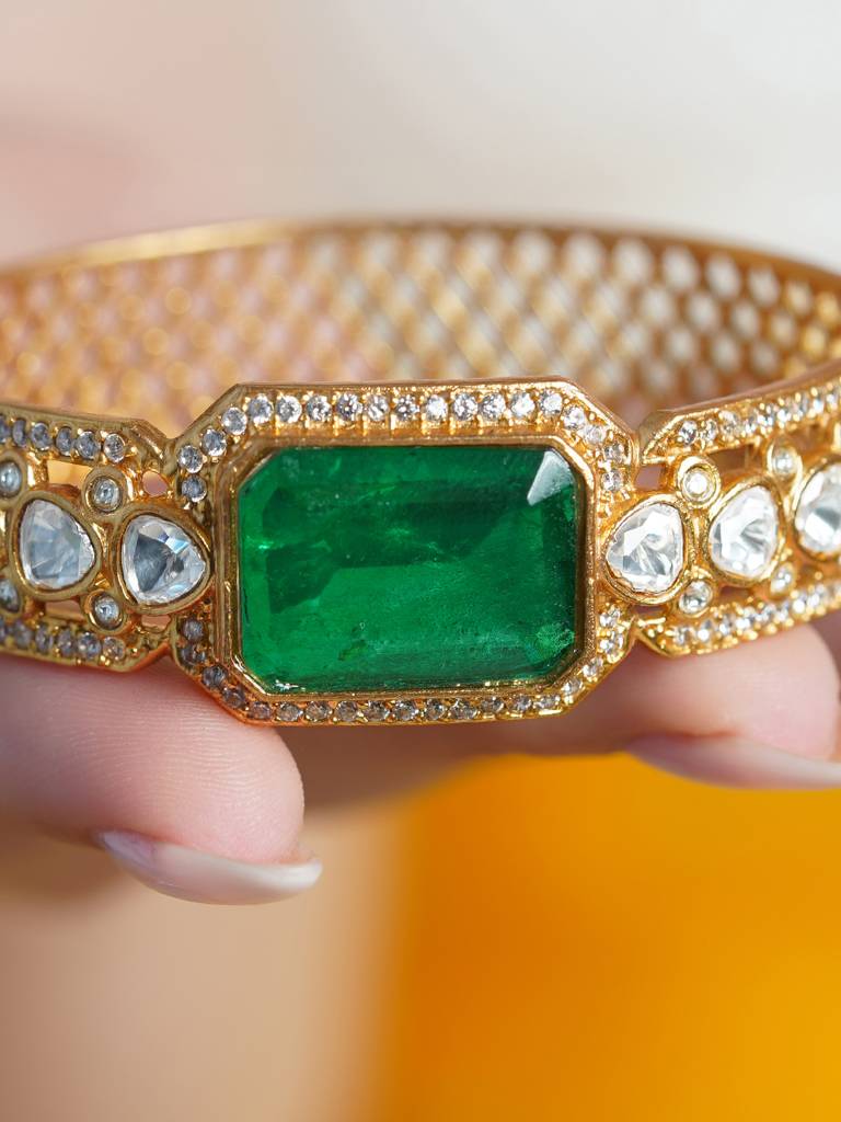 Zamrud Kundan Bracelet : AGBR16