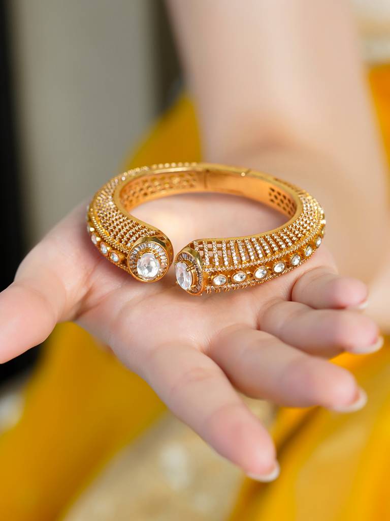 Aaliyah Kundan Bangle : AGBR20