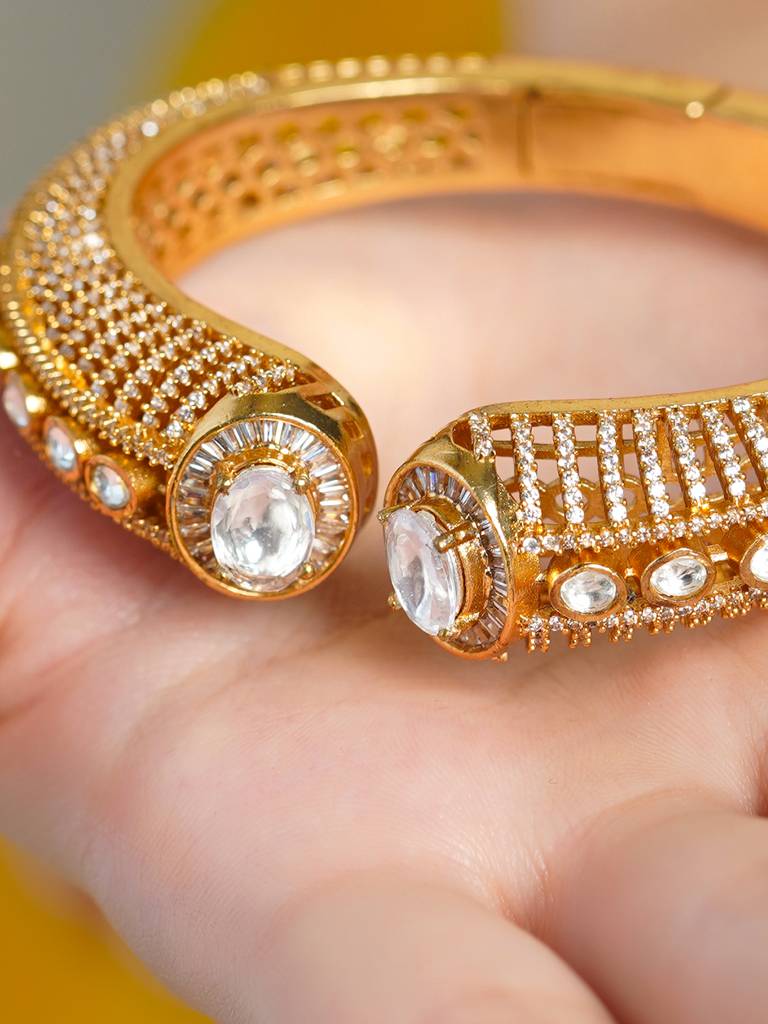 Aaliyah Kundan Bangle : AGBR20