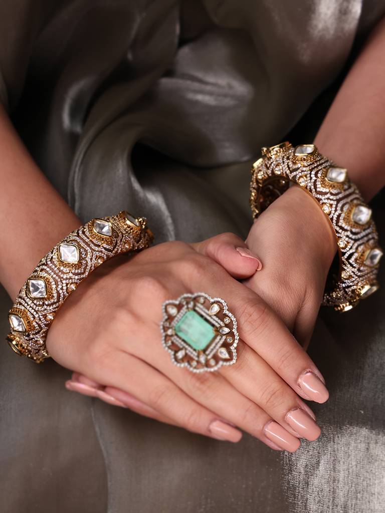 Regalia Lustre Bangle Set : AGBR36