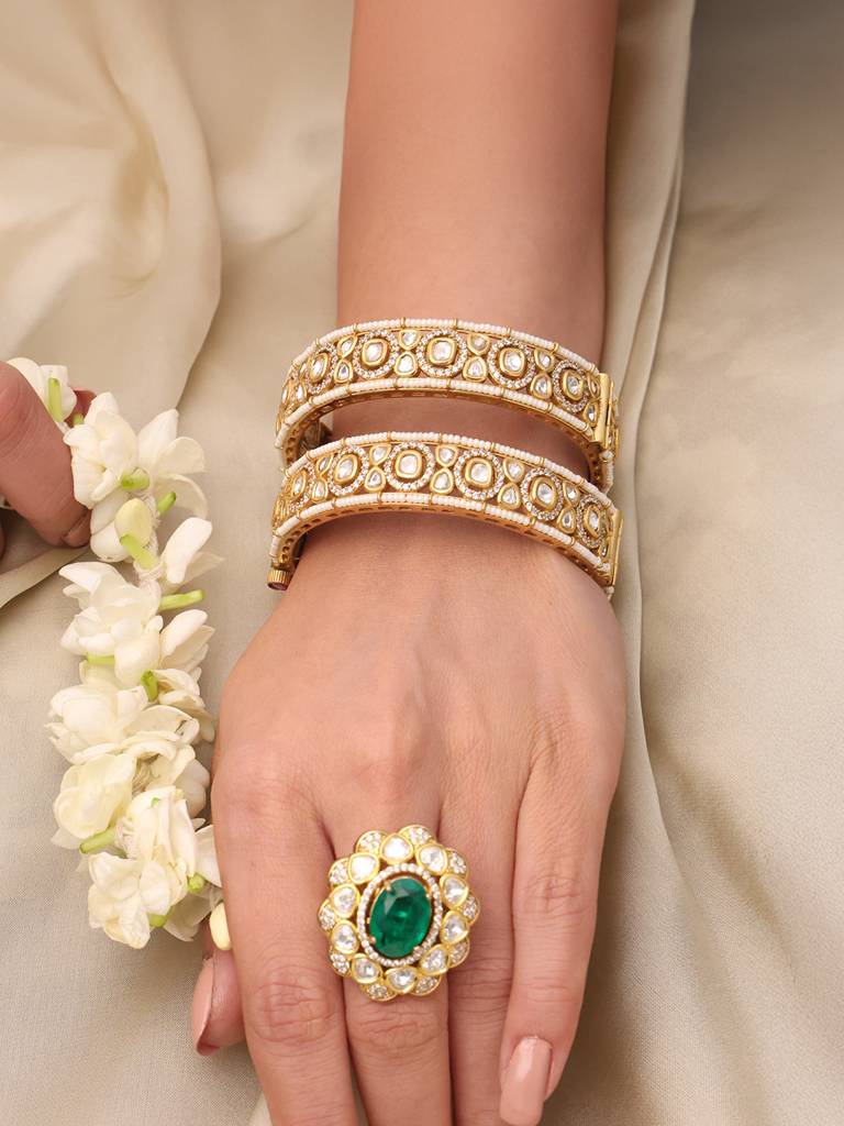 Lunar Elegance Bangle Set : AGBR38