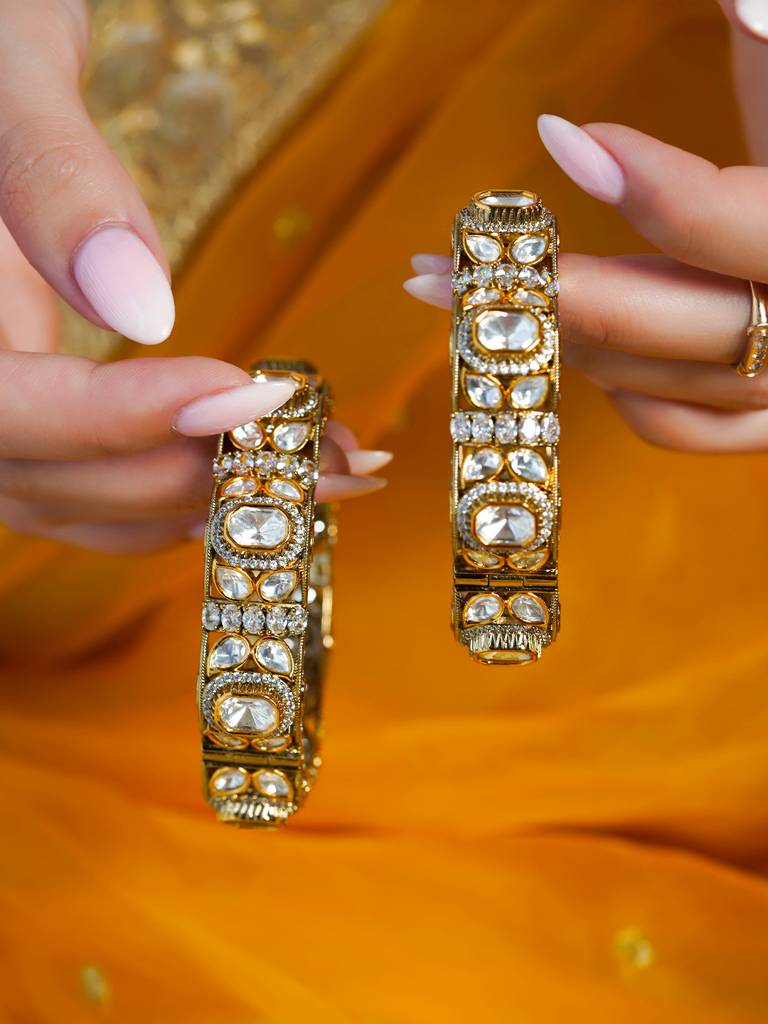 Mehrunisa Kundan Bangle : AGBR7