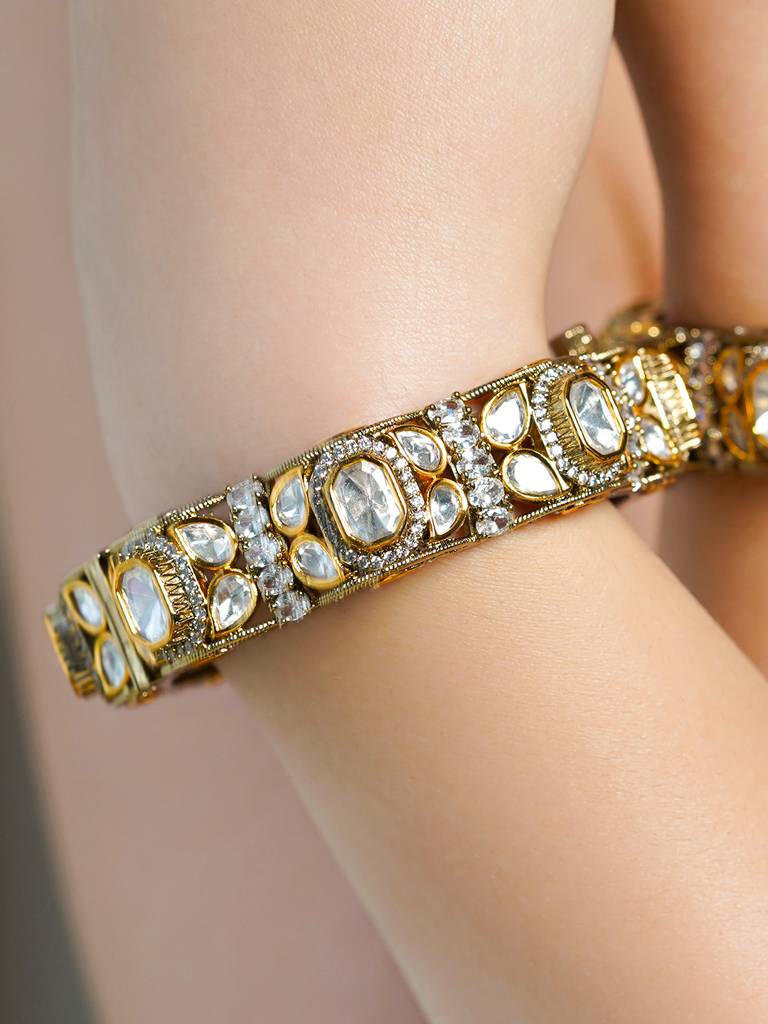 Mehrunisa Kundan Bangle : AGBR7