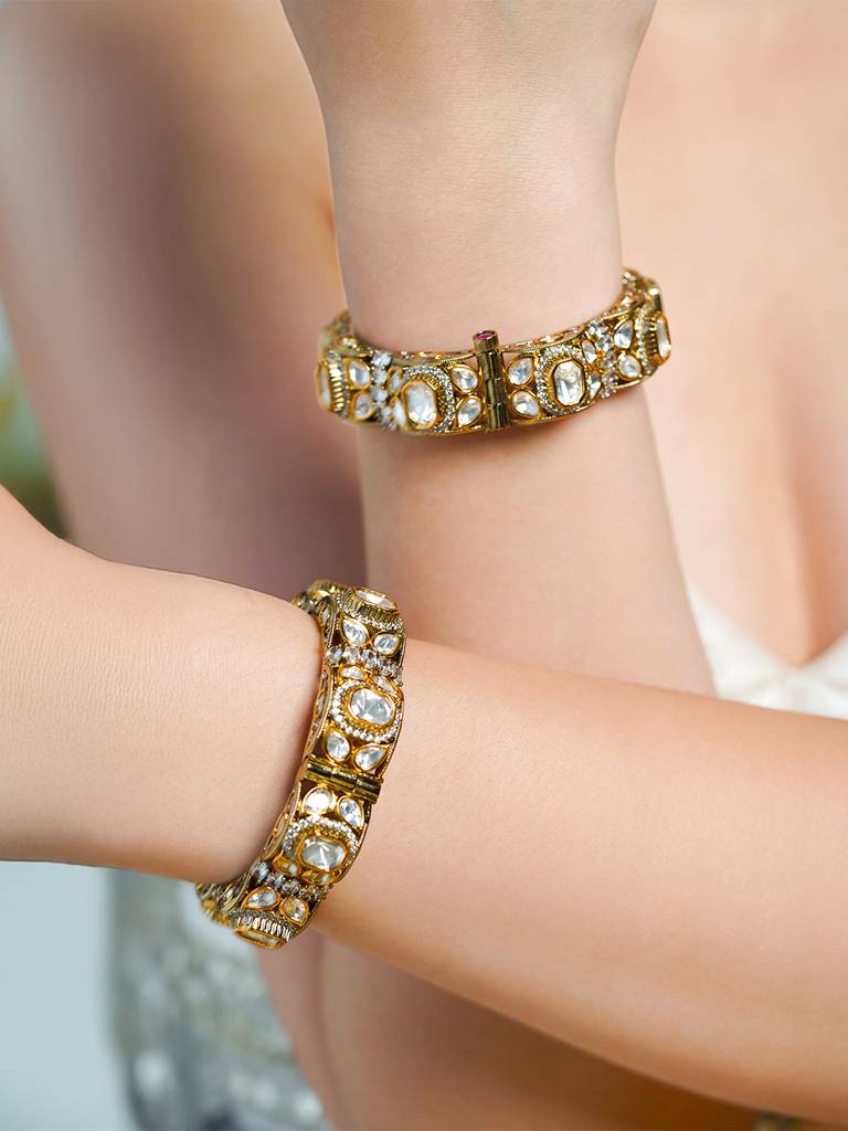 Mehrunisa Kundan Bangle : AGBR7