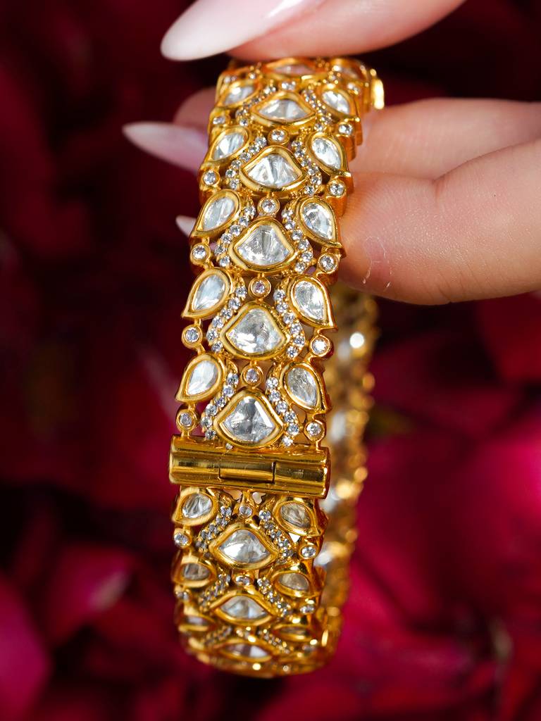 Nargis Kundan Bangle : AGBR9