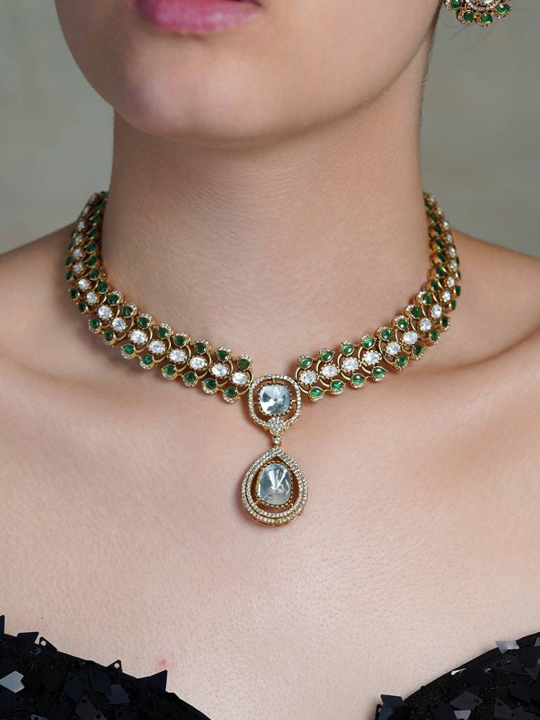 Verdant Drop Necklace Set : AGET17