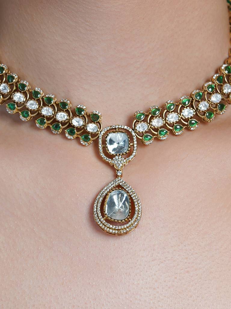 Verdant Drop Necklace Set : AGET17