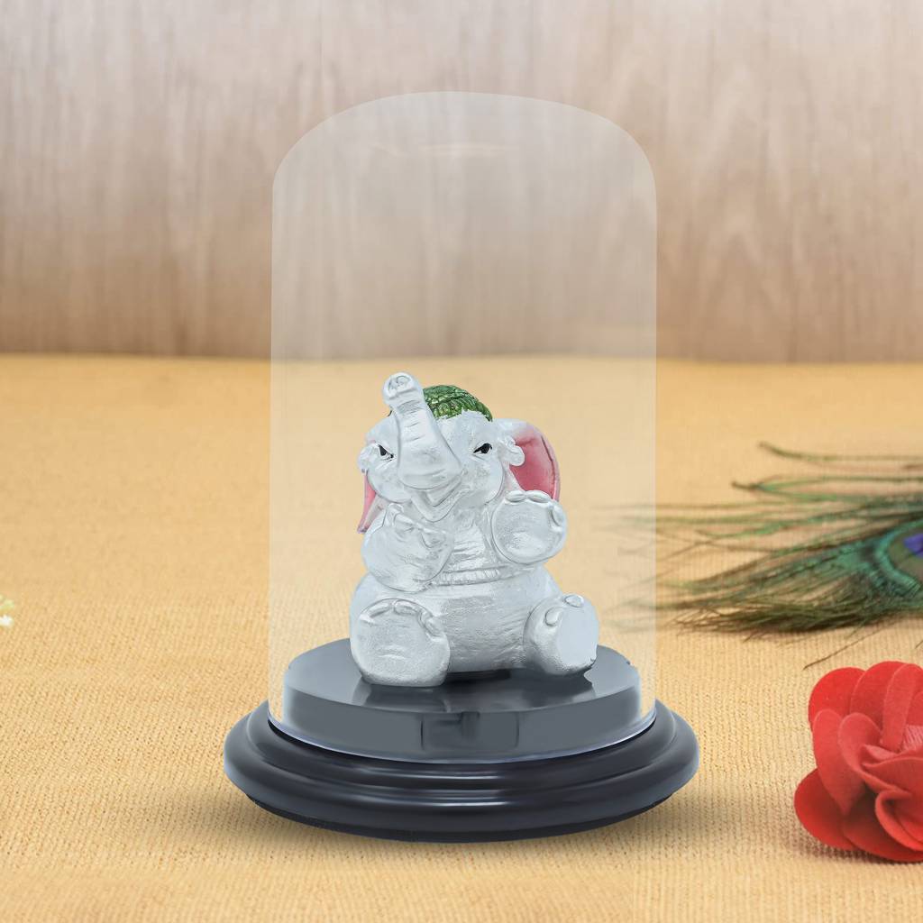 Touch925 999 Silver Baby Elephant Idol : AII35