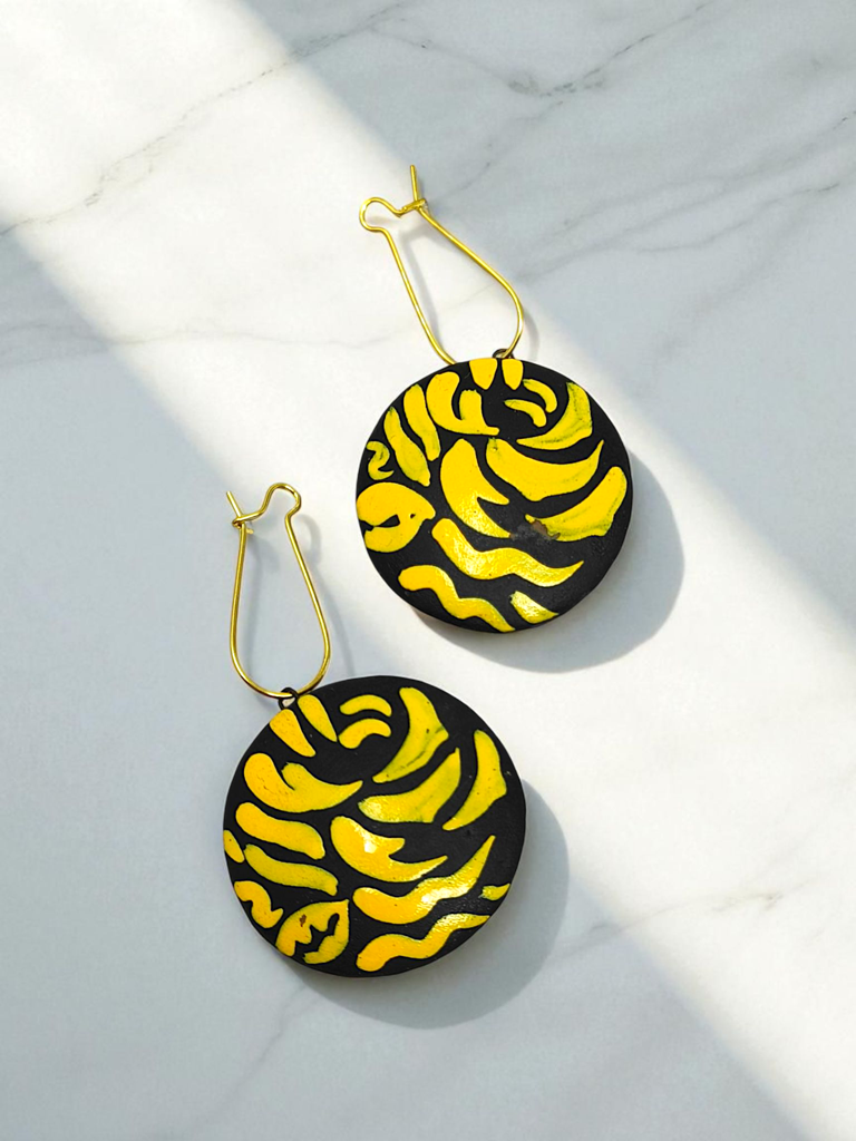 Mrittika Handmade Tribal Clay Choker With Earring Jewelry Set : AJ-MR-HC-NL-03