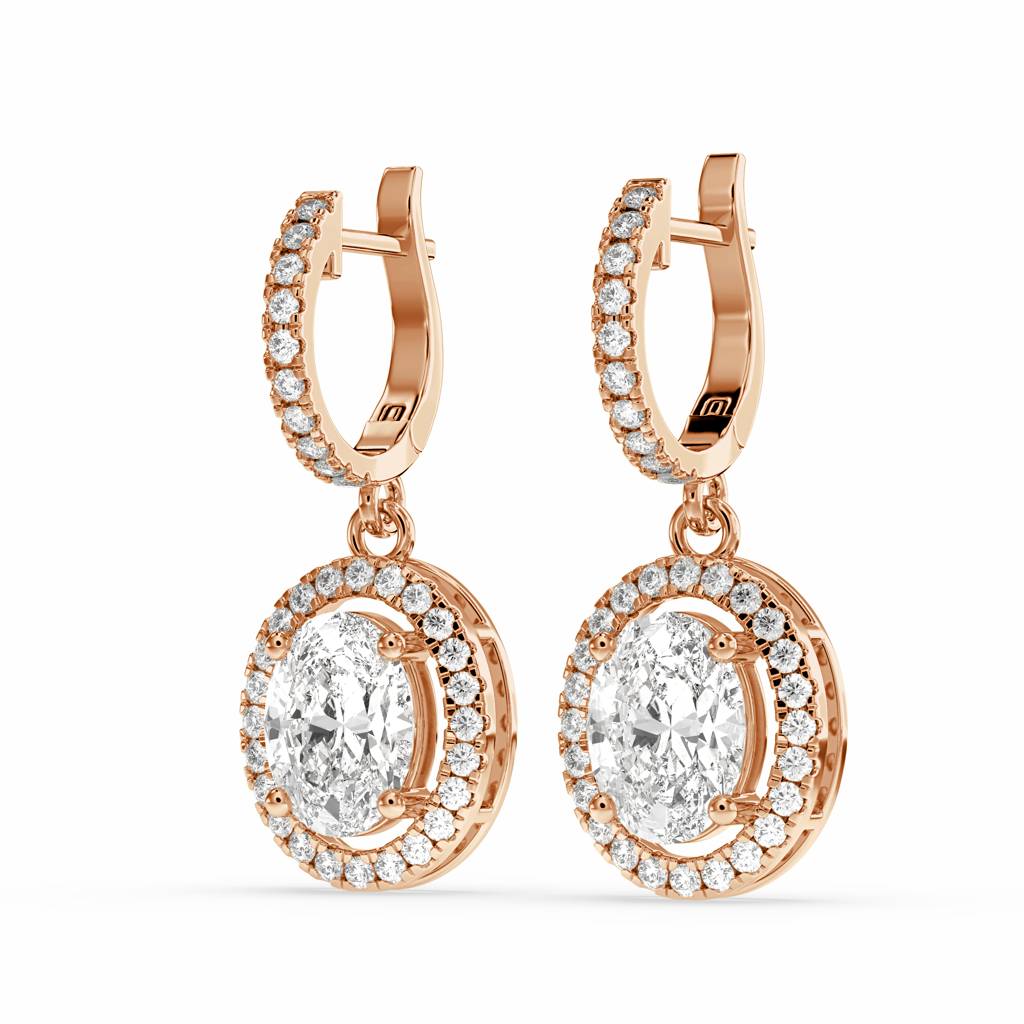 Bahir Oval Drop Earring : SFJ0524ER-003