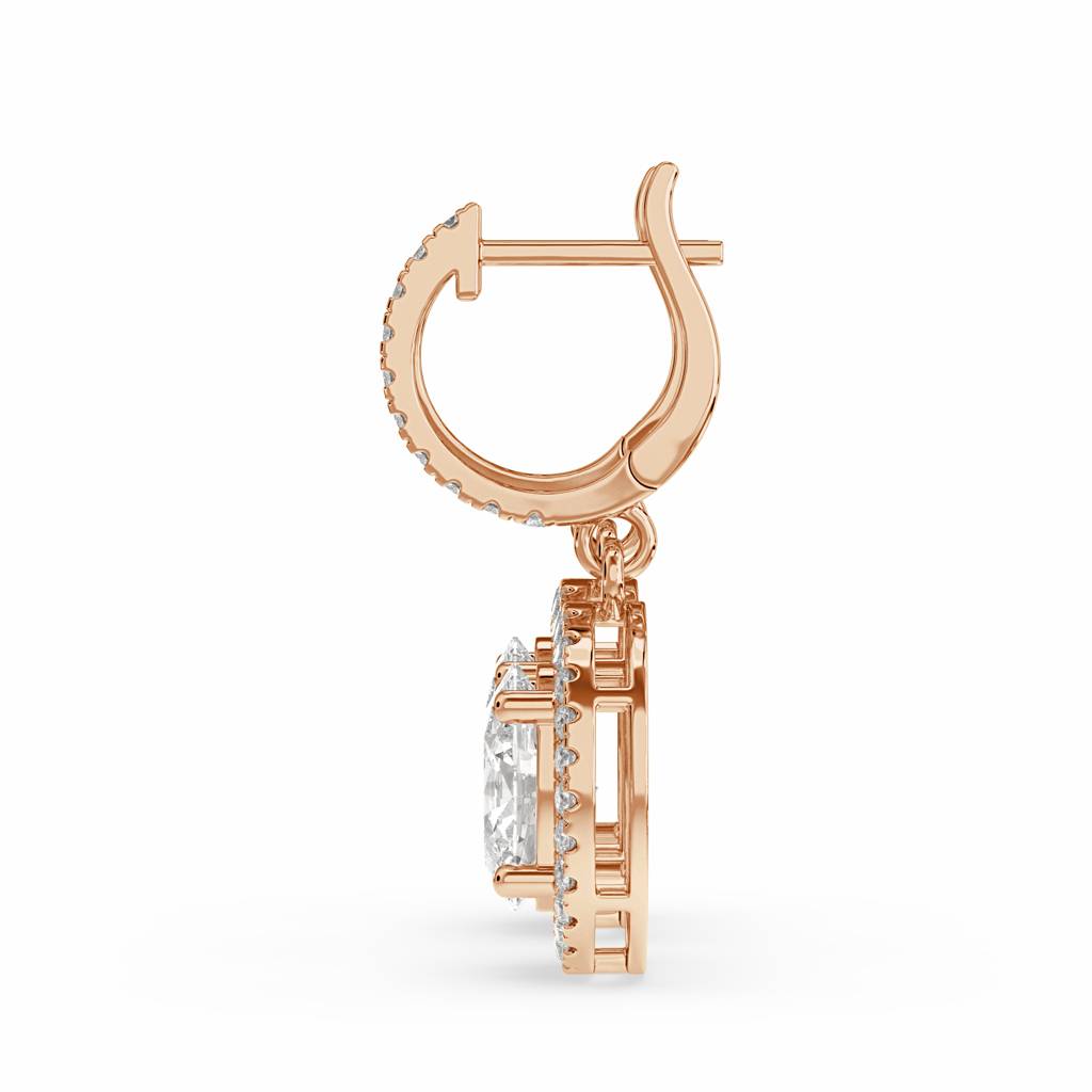 Bahir Oval Drop Earring : SFJ0524ER-003