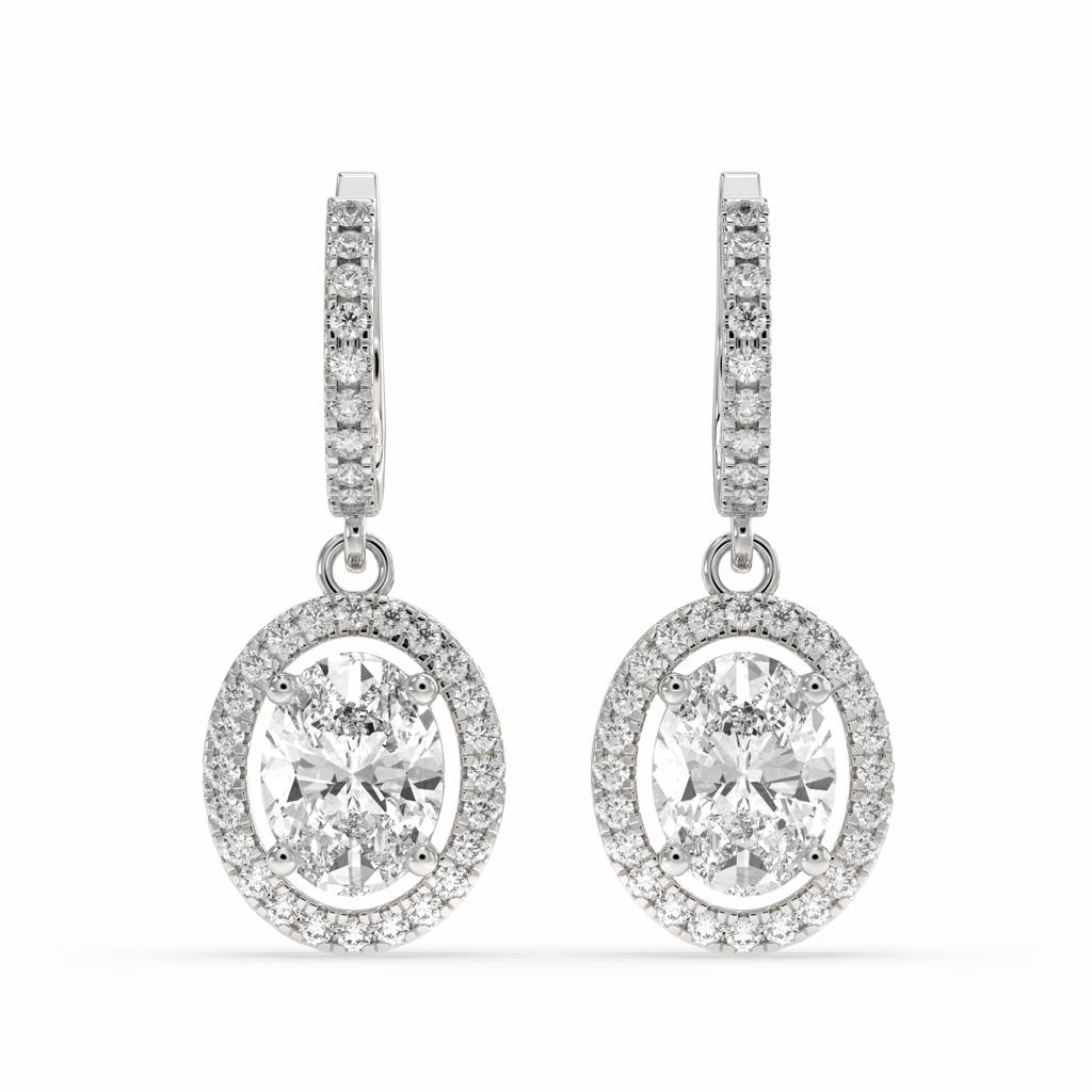 Bahir Oval Drop Earring : SFJ0524ER-003