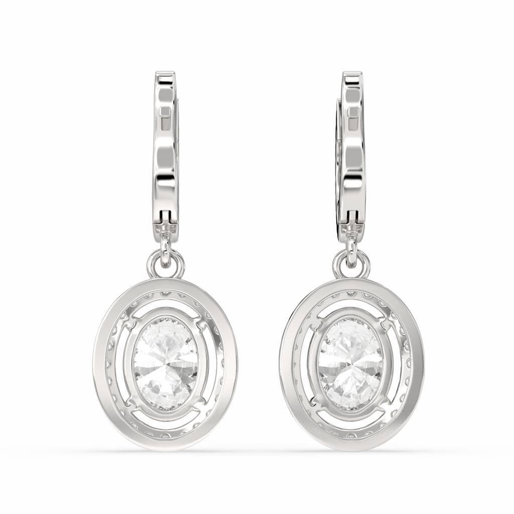 Bahir Oval Drop Earring : SFJ0524ER-003