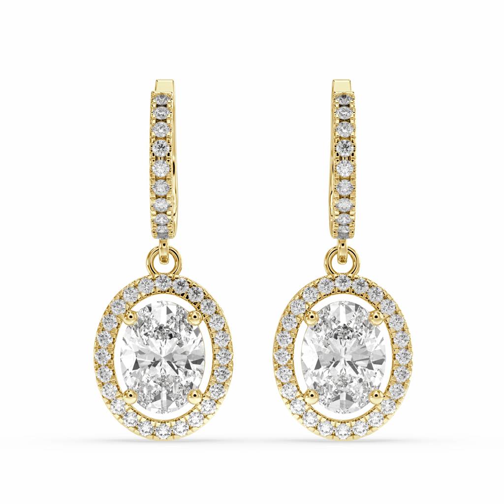 Bahir Oval Drop Earring : SFJ0524ER-003
