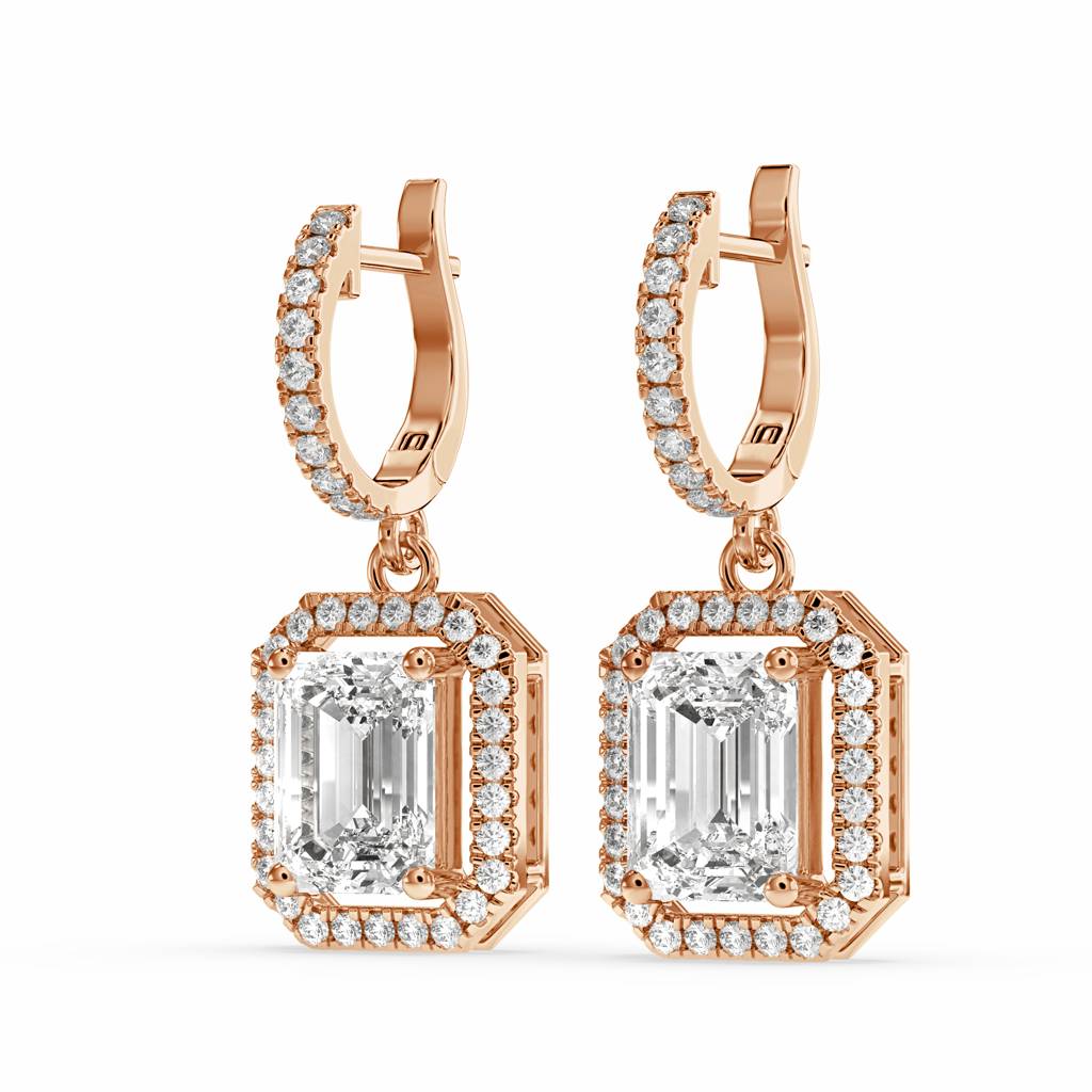 Baraq Emerald Drop Earring : SFJ0524ER-004