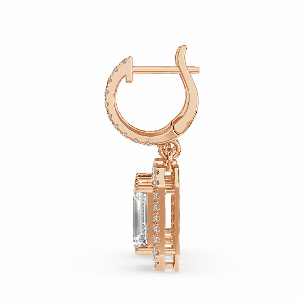 Baraq Emerald Drop Earring : SFJ0524ER-004