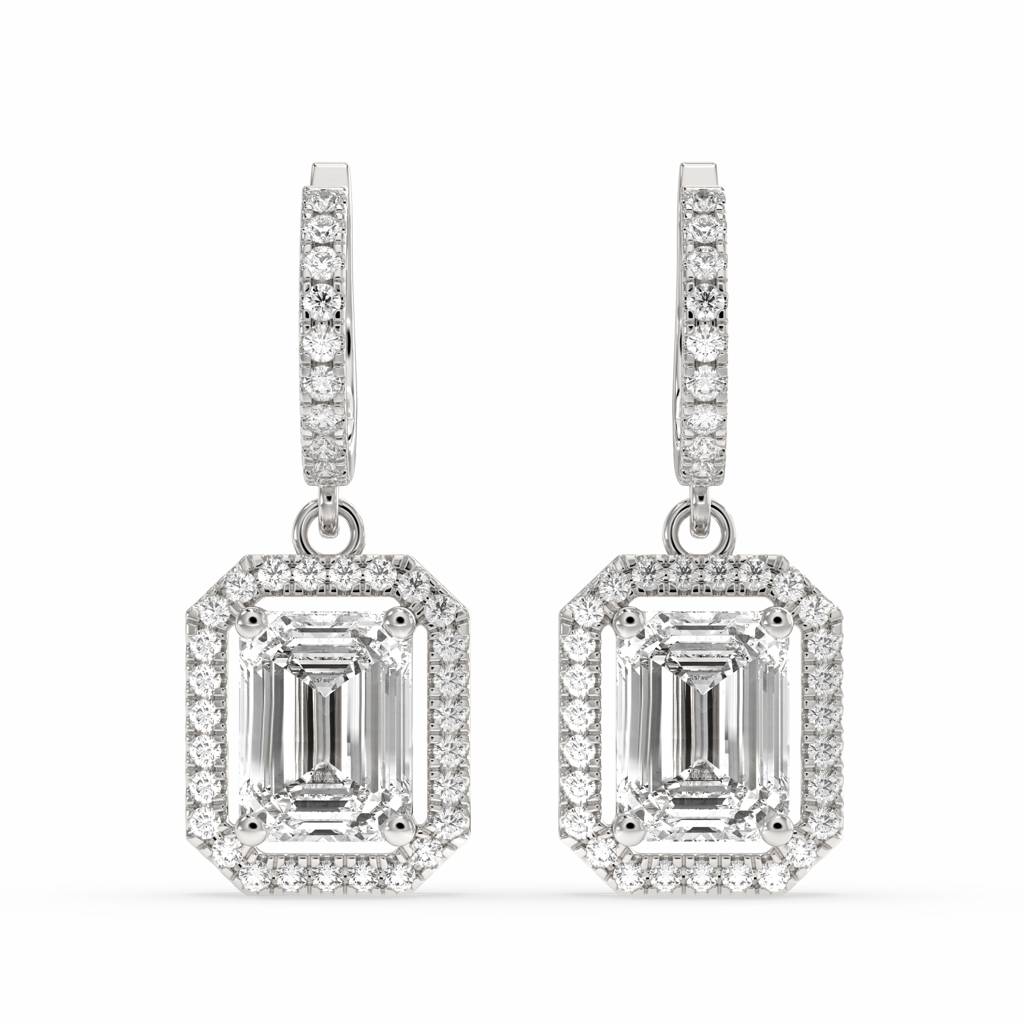 Baraq Emerald Drop Earring : SFJ0524ER-004