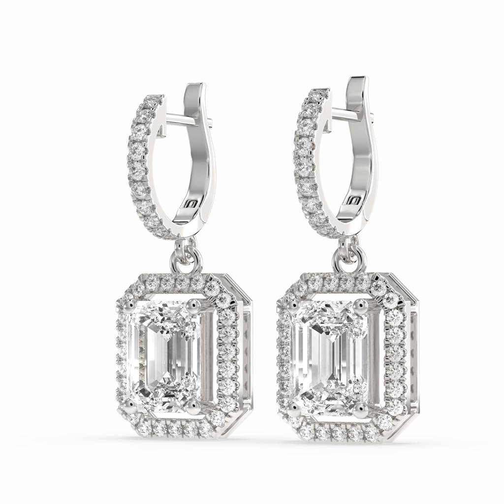 Baraq Emerald Drop Earring : SFJ0524ER-004