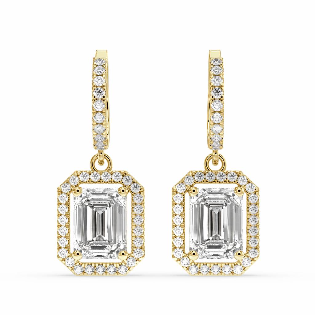 Baraq Emerald Drop Earring : SFJ0524ER-004