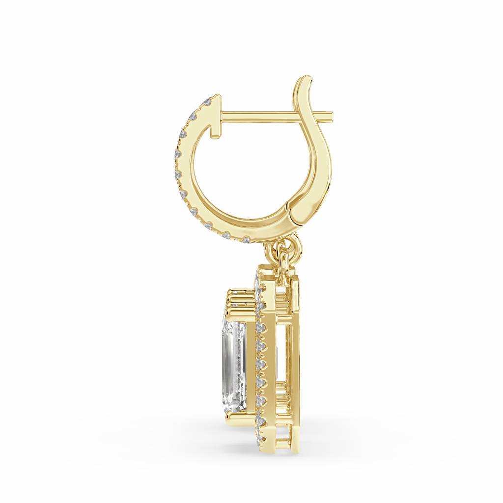 Baraq Emerald Drop Earring : SFJ0524ER-004