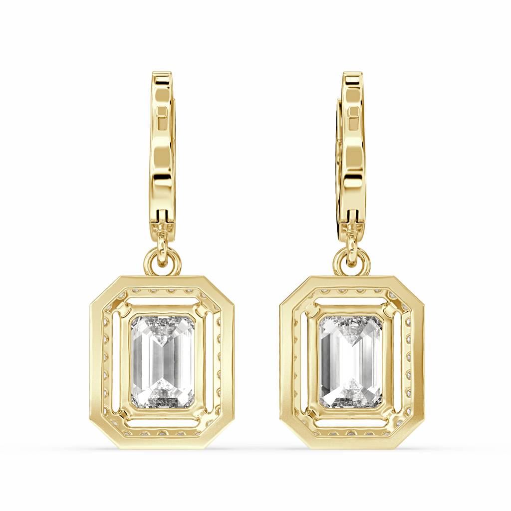 Baraq Emerald Drop Earring : SFJ0524ER-004