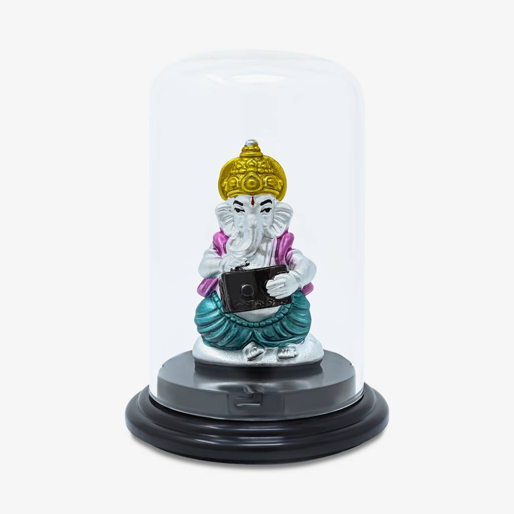 Touch925 999 Silver Bhalchandra Aura Idol : AJI36