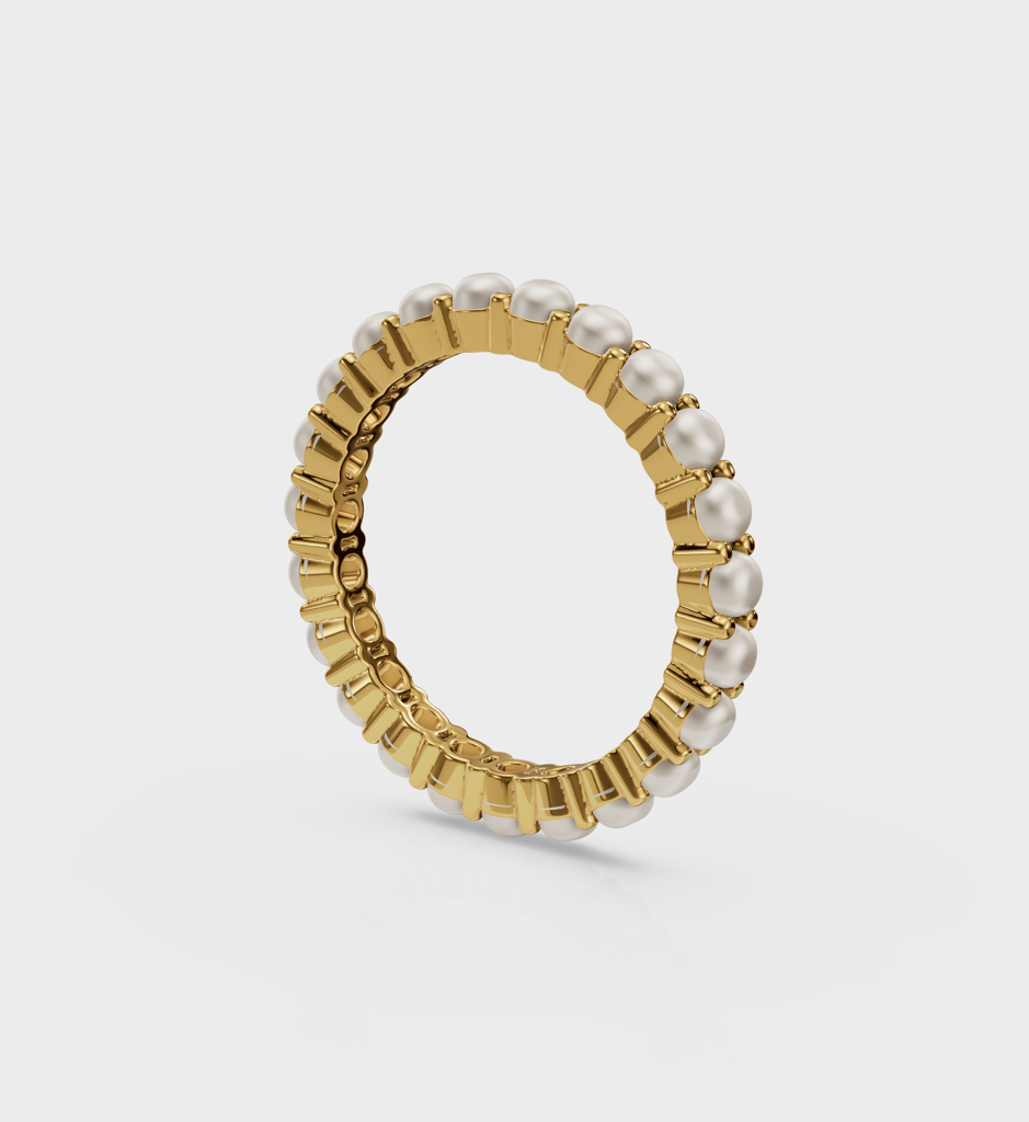 Thin Pearl Ring : AJJSS0016