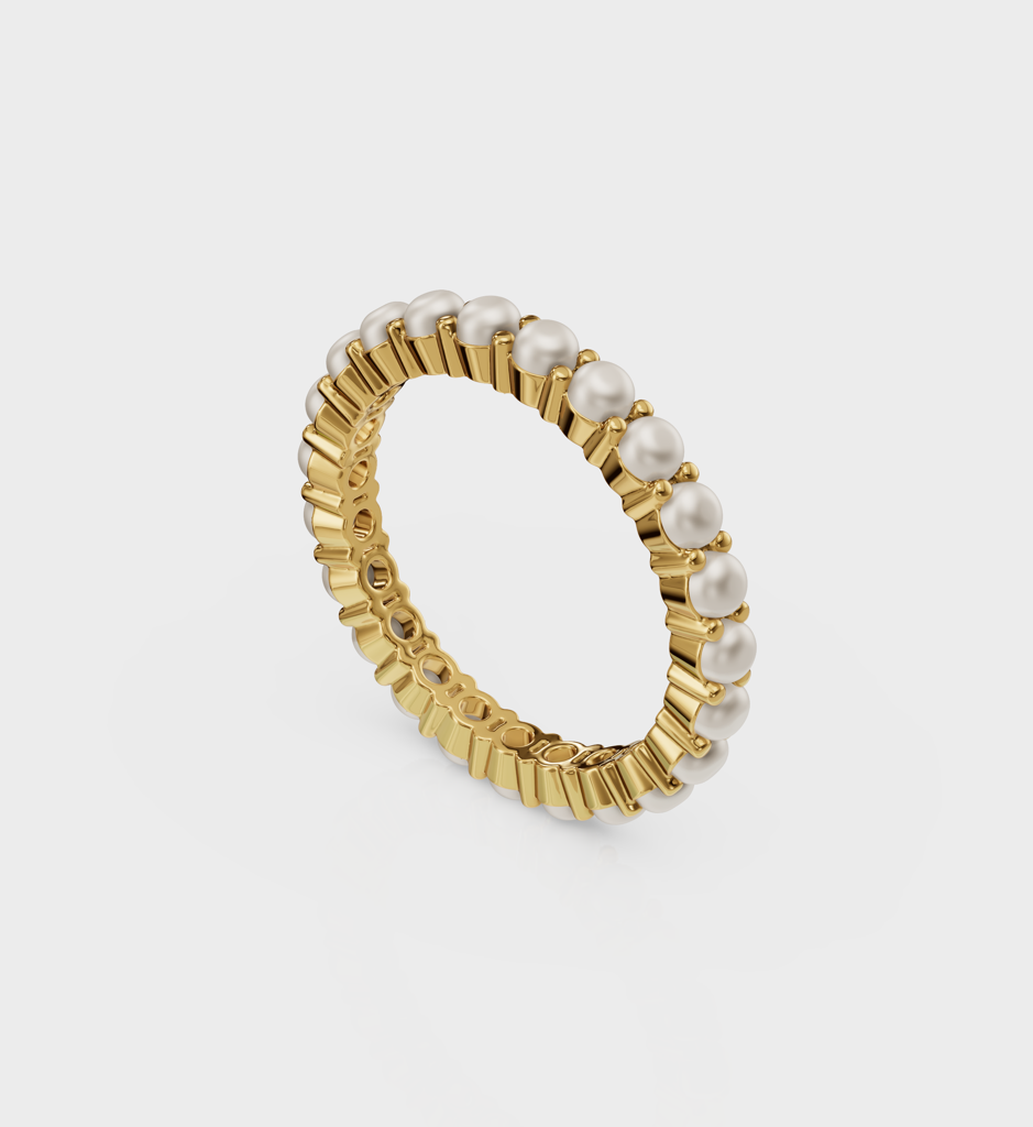 Thin Pearl Ring : AJJSS0016