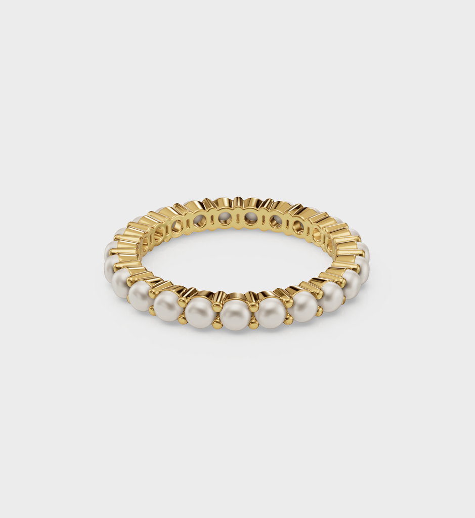 Thin Pearl Ring : AJJSS0016