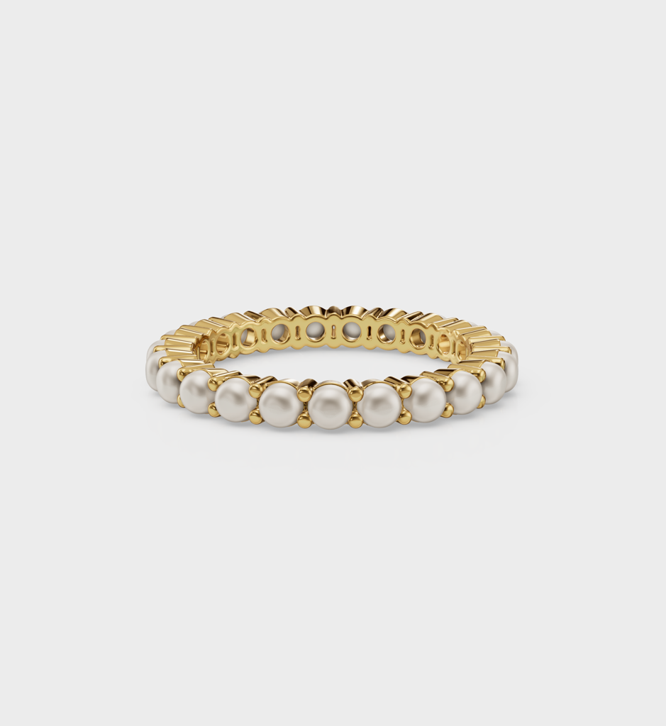 Thin Pearl Ring : AJJSS0016