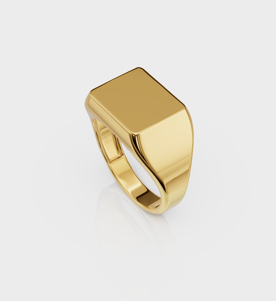 Square Signet Ring : AJJSS0087
